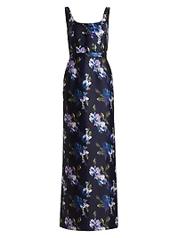 Lana Floral Column Gown