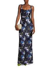 Lana Floral Column Gown
