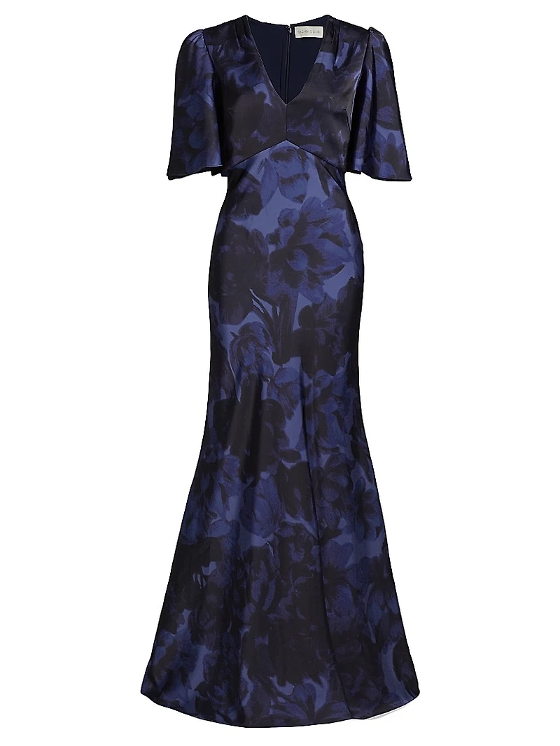 Mae Satin Crepe Gown