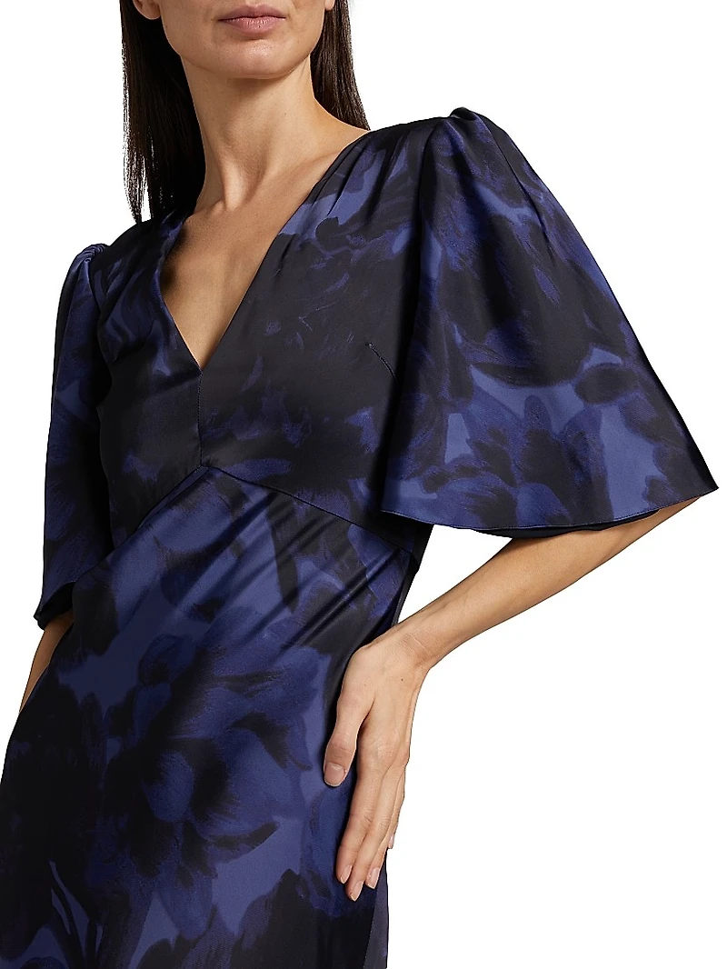 Mae Satin Crepe Gown