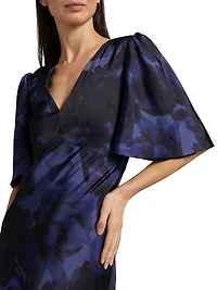 Mae Satin Crepe Gown