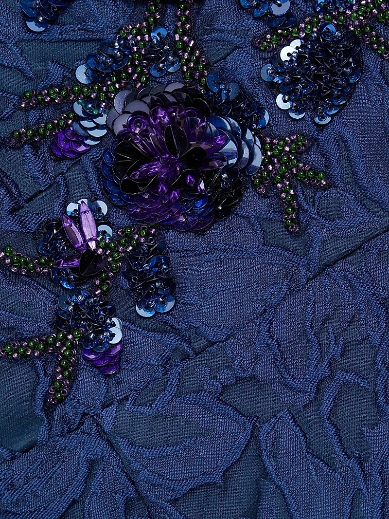 Edie Lace Strapless Gown