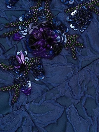 Edie Lace Strapless Gown