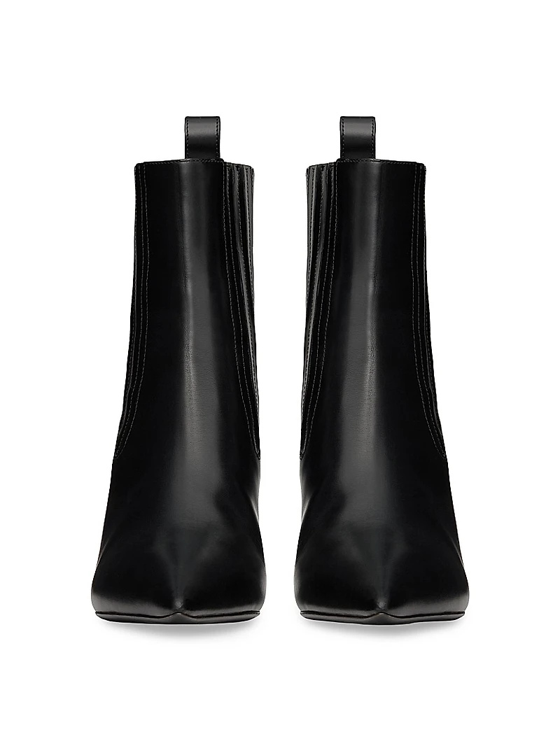 VLogo 75MM Lockette Beatle Brushed Calfskin Boots