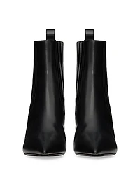 VLogo 75MM Lockette Beatle Brushed Calfskin Boots