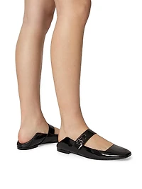 VLogo Locker Mary Jane Ballerina in Patent Leather