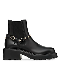 Rockstud 55MM Calfskin Beatle Boots