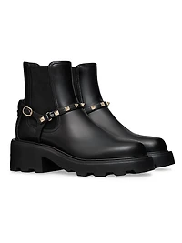 Rockstud 55MM Calfskin Beatle Boots