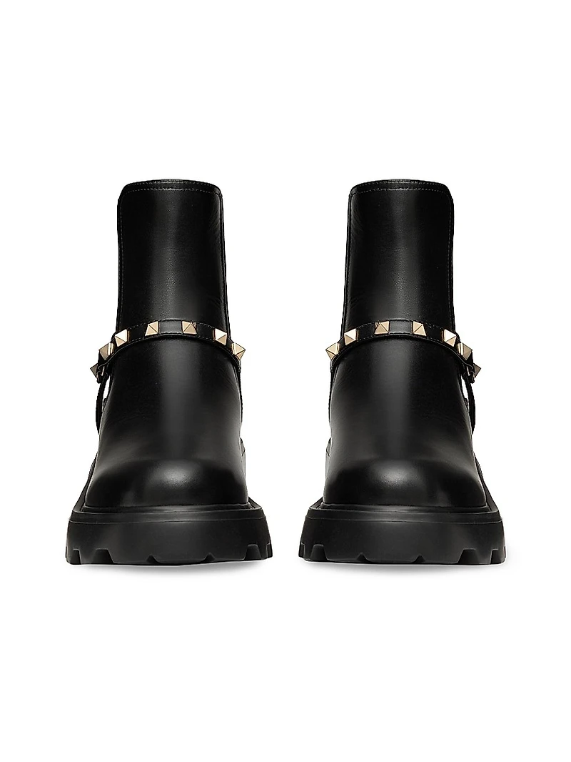 Rockstud 55MM Calfskin Beatle Boots