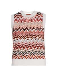 Chevron Knit Vest