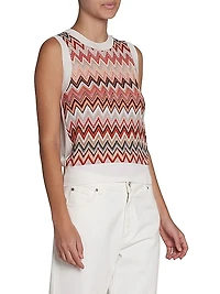 Chevron Knit Vest