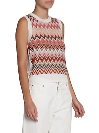 Chevron Knit Vest