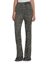 Space-Dyed Sequined Trousers