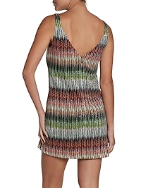 Zigzag Sequin Minidress