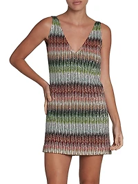 Zigzag Sequin Minidress