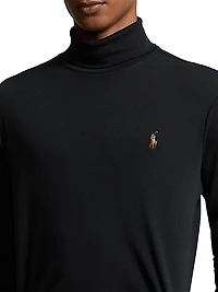 Cotton Turtleneck Long-Sleeve T-Shirt