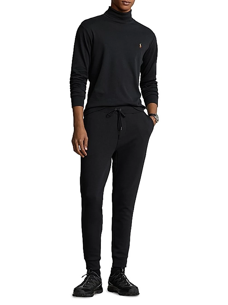 Cotton Turtleneck Long-Sleeve T-Shirt