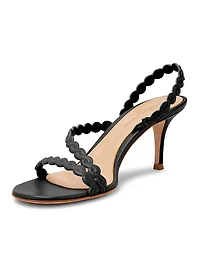 G32516 Nappa 70MM Leather Slingback Sandals