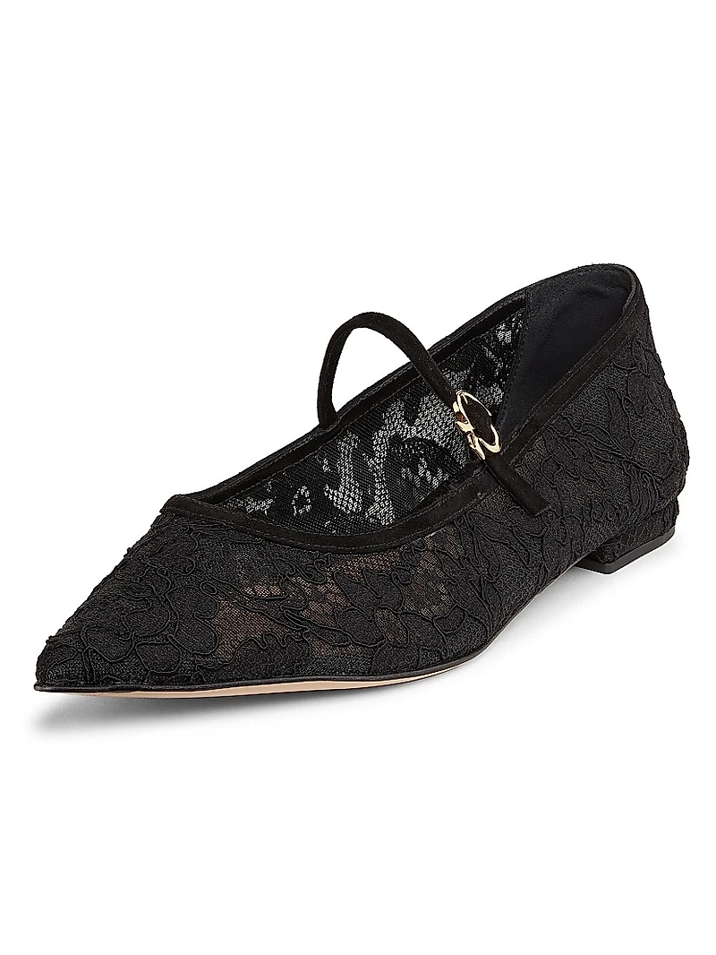 Claudia Lace Ballerina Flats
