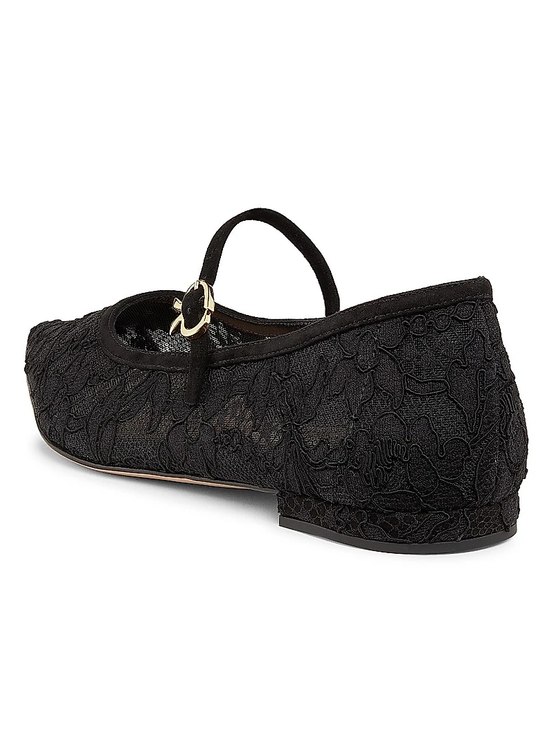 Claudia Lace Ballerina Flats