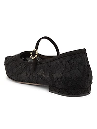Claudia Lace Ballerina Flats