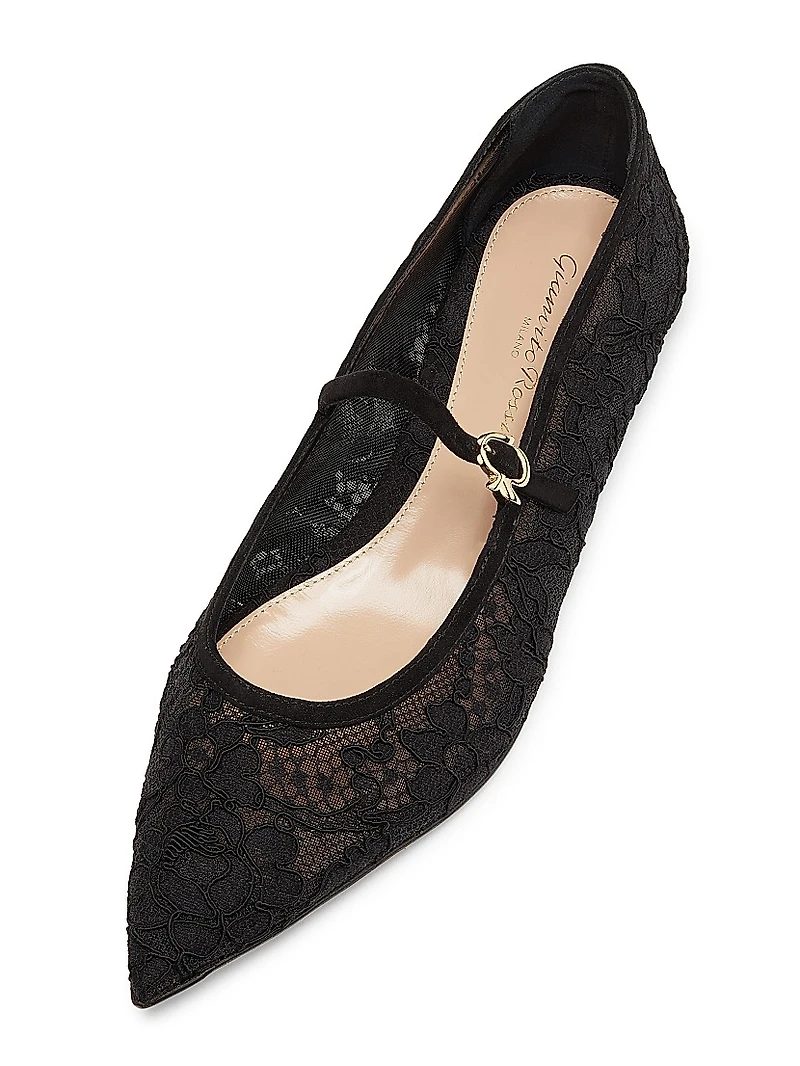 Claudia Lace Ballerina Flats