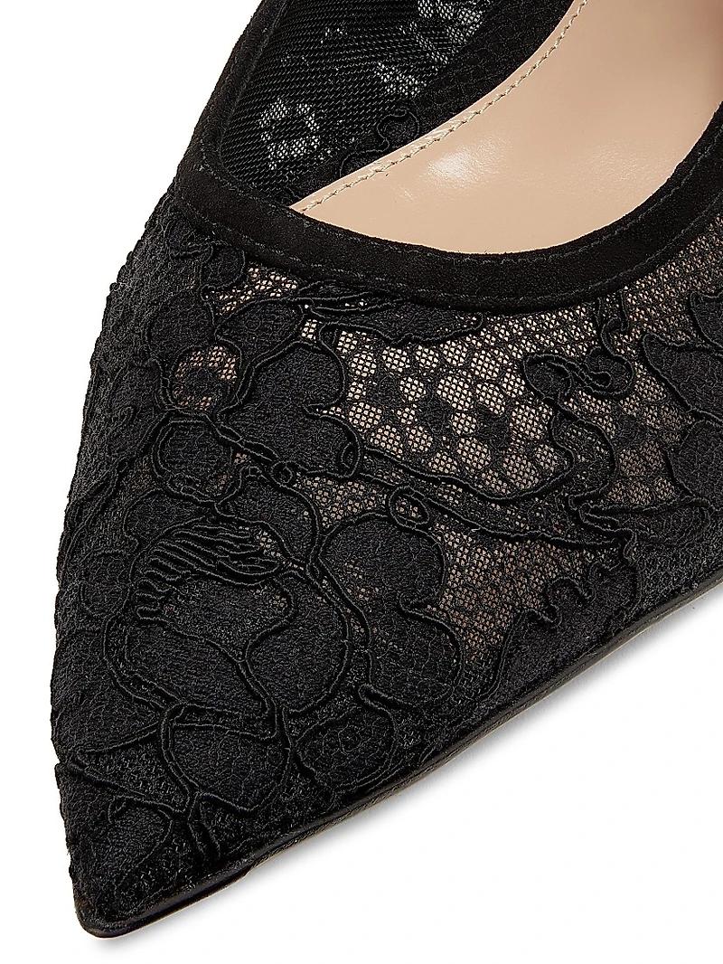 Claudia Lace Ballerina Flats