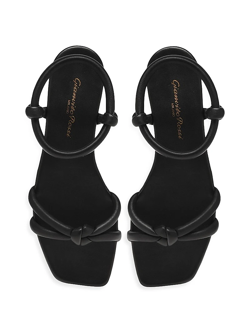 Juno 05 Knotted Leather Sandals
