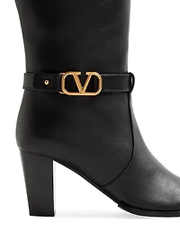 VLogo 75MM Signature Calfskin Boots