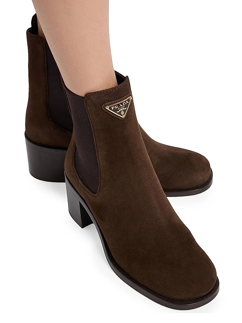 Suede Booties