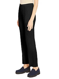 Basics Pleated Pull-On Pants