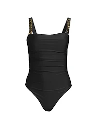 Hudson Chain One-Piece Swimsuit