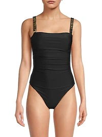 Hudson Chain One-Piece Swimsuit