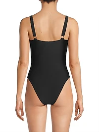 Hudson Chain One-Piece Swimsuit