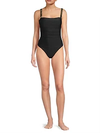 Hudson Chain One-Piece Swimsuit
