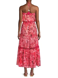Miranda Floral Halterneck Maxi Dress