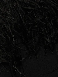 Lisette Feather Strapless Gown