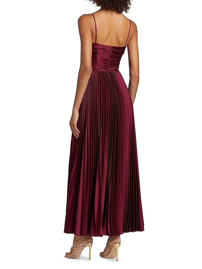 Suzette Satin Maxi Dress
