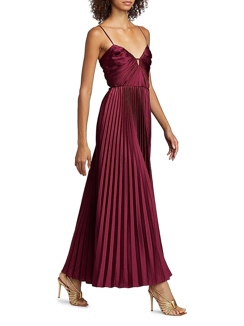 Suzette Satin Maxi Dress