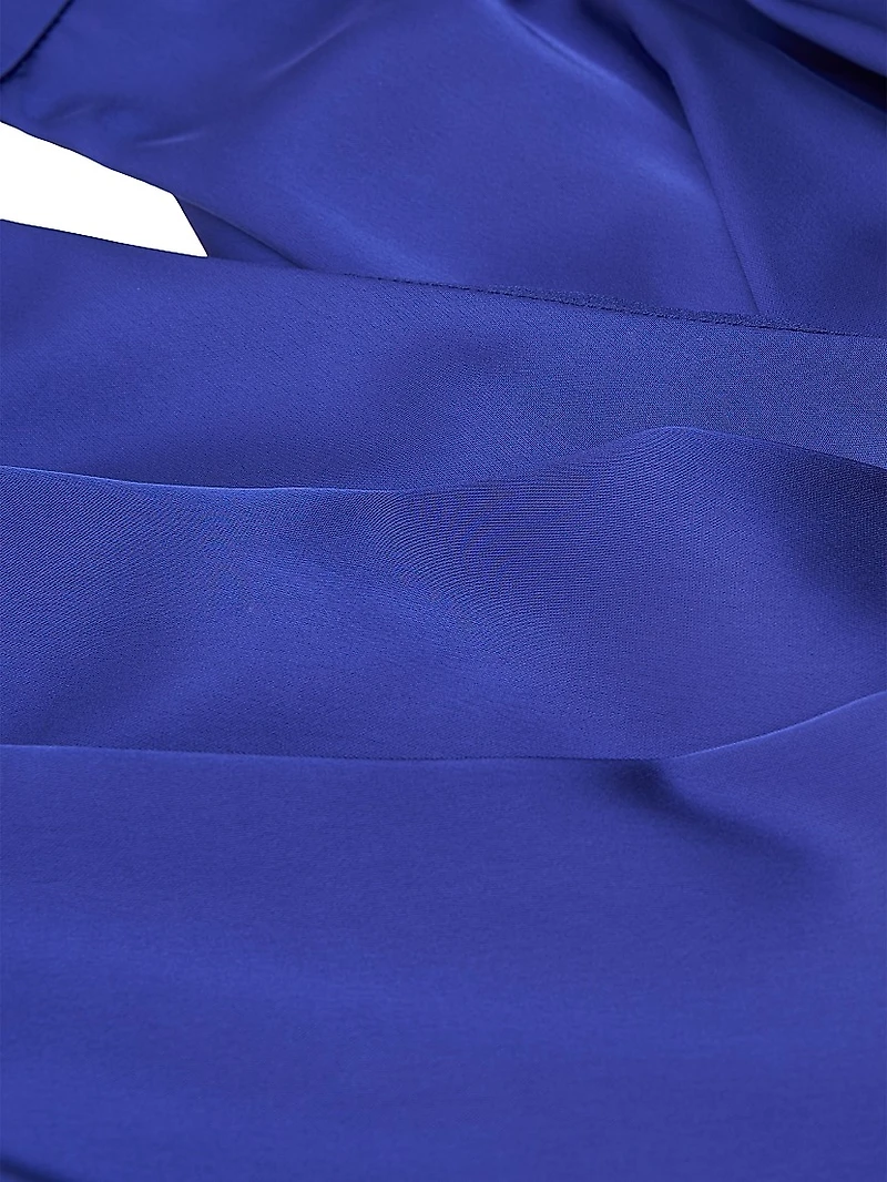 Zaria Satin Cowl Back Gown