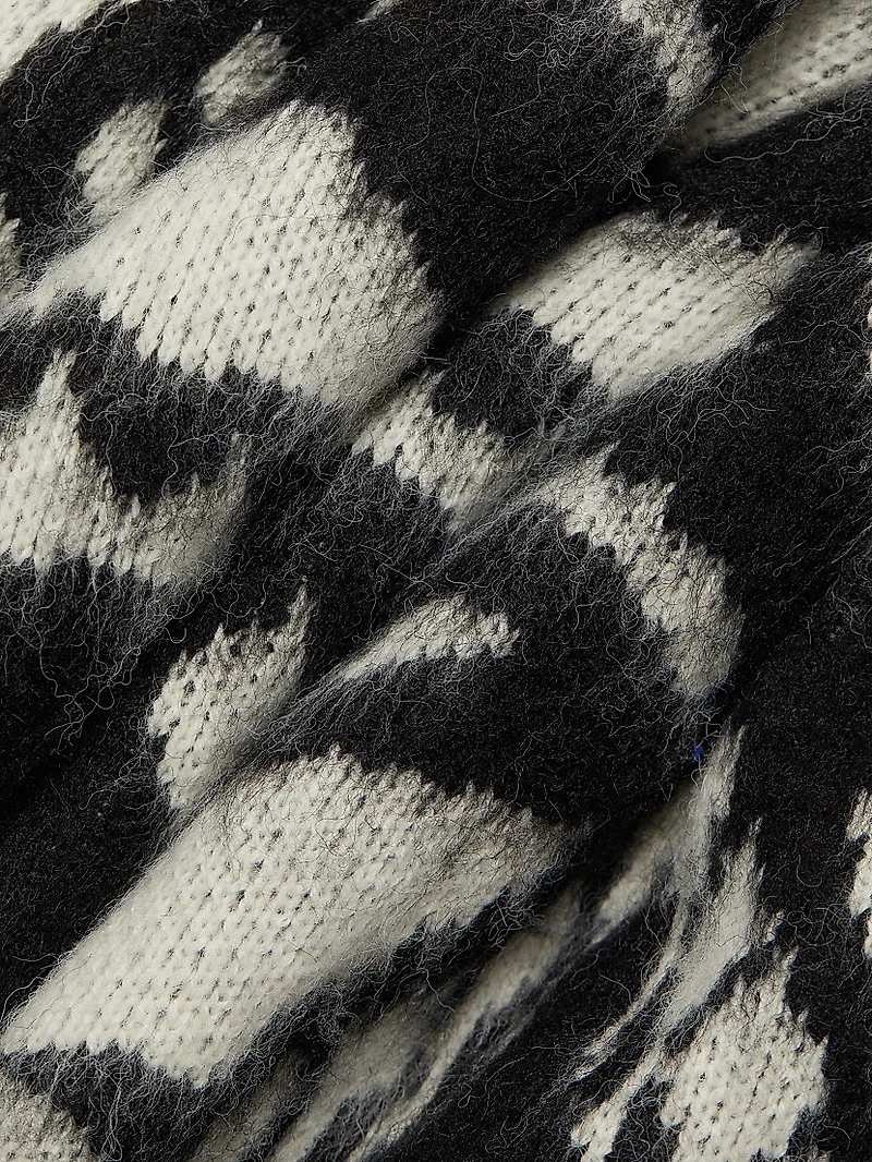 Pineapple Ikat Knit Crewneck Sweater