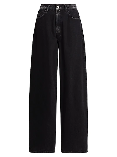 Naomi Washed Wide-Leg Jeans