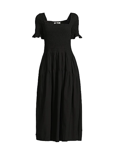 Alejandro Smocked Maxi Dress