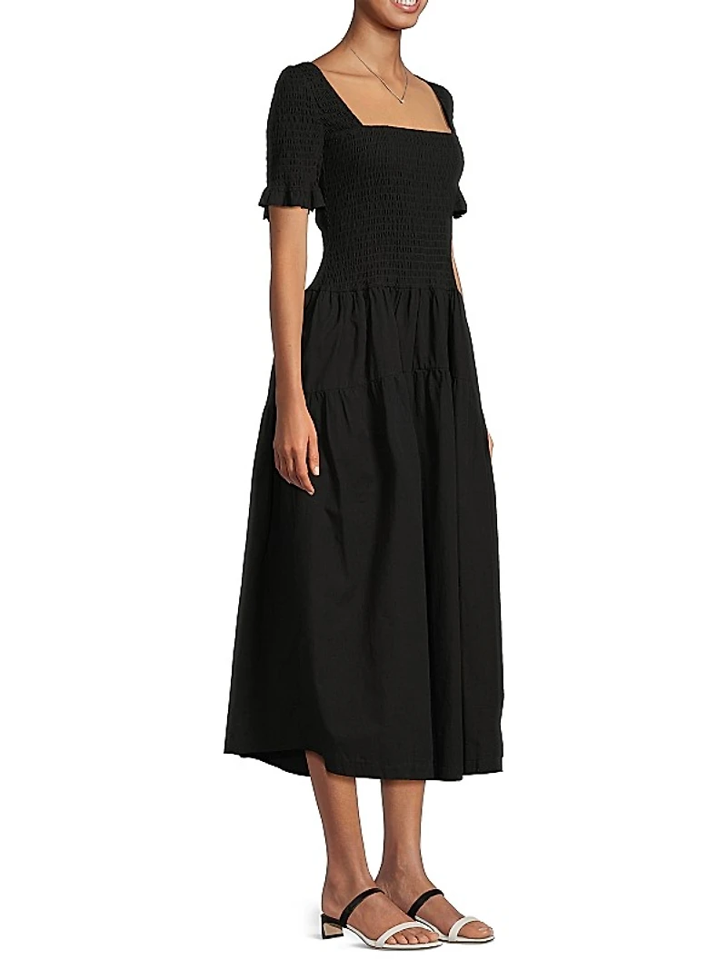 Alejandro Smocked Maxi Dress