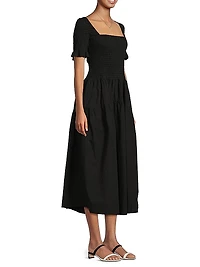 Alejandro Smocked Maxi Dress