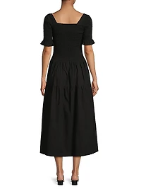 Alejandro Smocked Maxi Dress