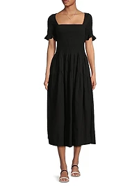Alejandro Smocked Maxi Dress