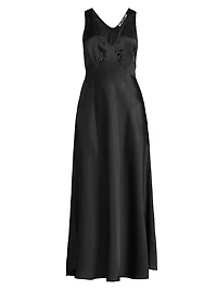 Reine Satin Maxi Dress
