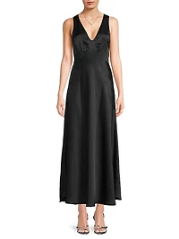 Reine Satin Maxi Dress