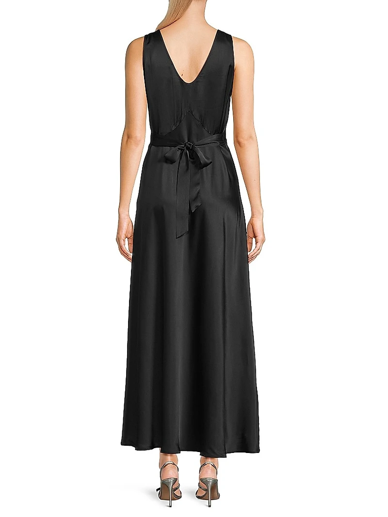 Reine Satin Maxi Dress